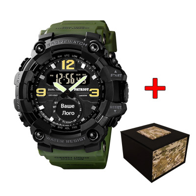 Patriot 004AG Ваше лого Зеленые + Коробка