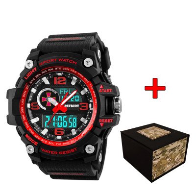 Patriot 012BKRDSU ВСУ Черные с красным + Коробка