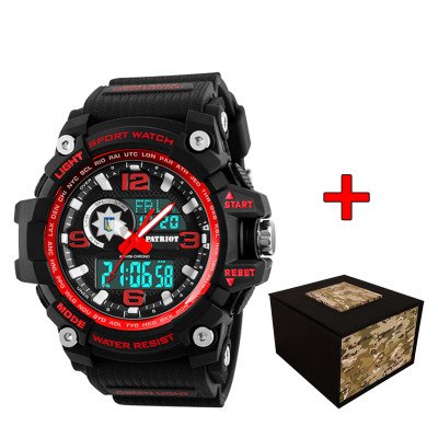 Patriot 012BKRDPO Полиция Черные с красным + Коробка