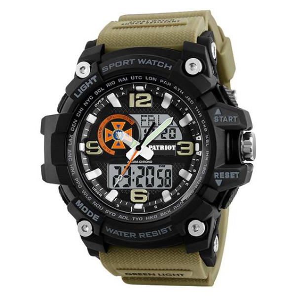 Часы наручные Patriot 012BKKHDSNS ДСНС Черные из хаки + Коробка фото 3