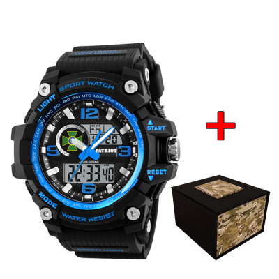 Patriot 012BUBKDPS ДПС Черные с синим + Коробка