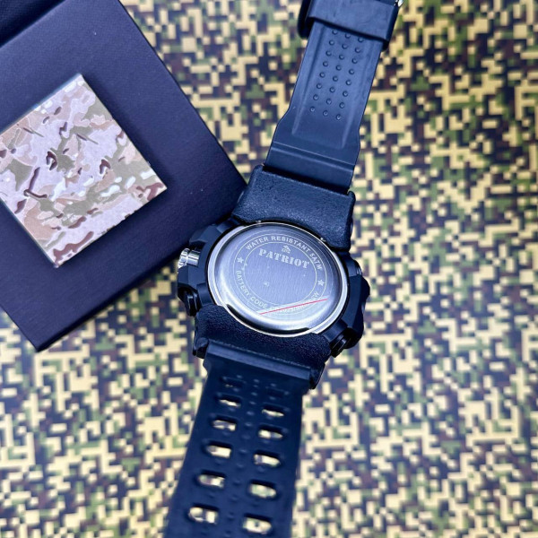 Часы наручные Patriot 012BKSBU СБУ Черные + Коробка. фото 6
