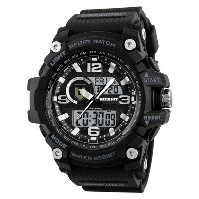 Часы наручные Patriot 012BKTRO ТРО Черные + Коробка.