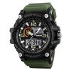 Часы наручные Patriot 012AGUAGD Трезубец золото Черные с зеленым + Коробка. фото 3