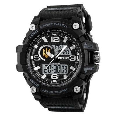 Patriot 012BKUAGD Тризуб золото Черные + Коробка