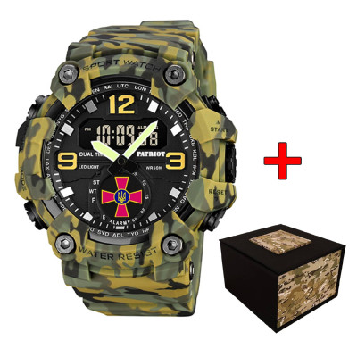 Patriot 003CMGRSU ВСУ Зеленый камуфляж + Коробка.