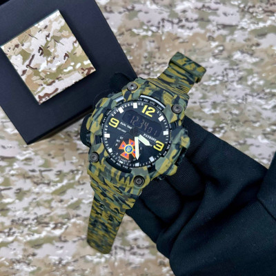 Patriot 003CMGRDSNS ДСНС Зеленый камуфляж + Коробка.