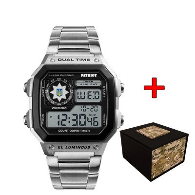 Patriot 011BKPO Полиция Серебро + Коробка