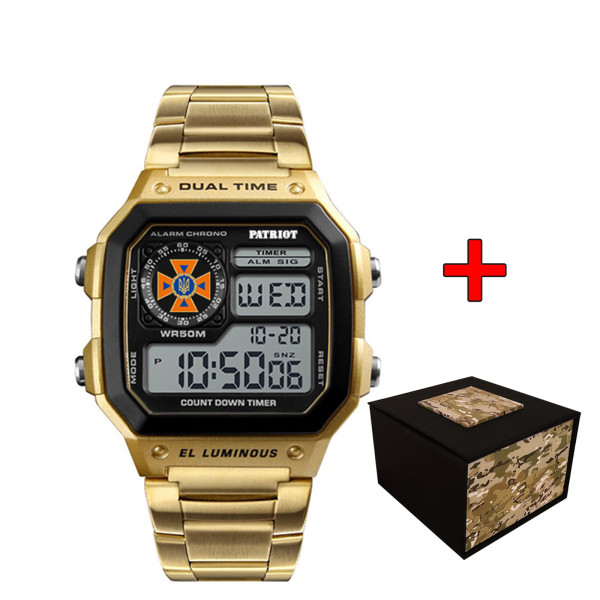 Часы наручные Patriot 011YGDSNS ДСНС Золото + Коробка фото 1