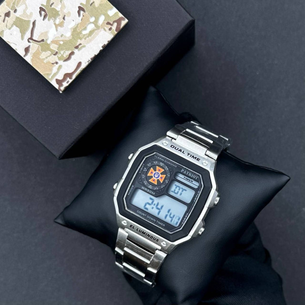 Часы наручные Patriot 011BKDSNS ДСНС Серебро + Коробка фото 3