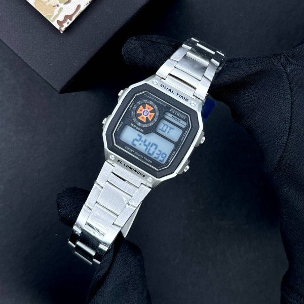 Часы наручные Patriot 011BKDSNS ДСНС Серебро + Коробка фото 5