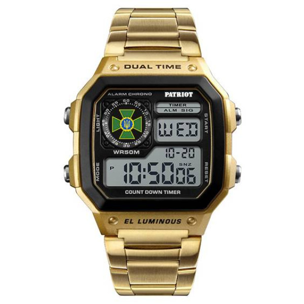 Годинник наручний Patriot 011YGDPS ДПС Золото + Коробка фото 3