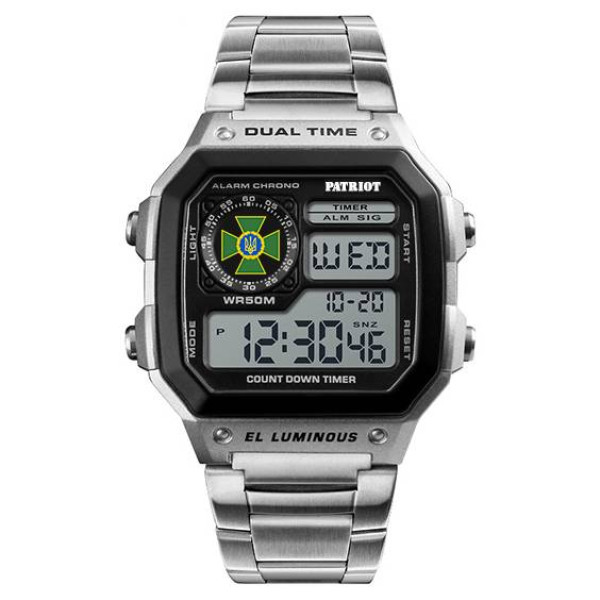 Годинник наручний Patriot 011BKDPS ДПС Срібло + Коробка фото 3