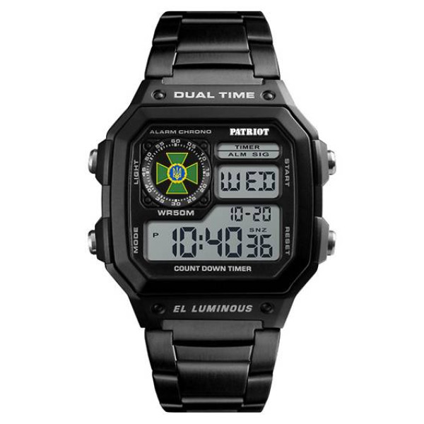Часы наручные Patriot 011SIDPS ДПС Черные + Коробка фото 3