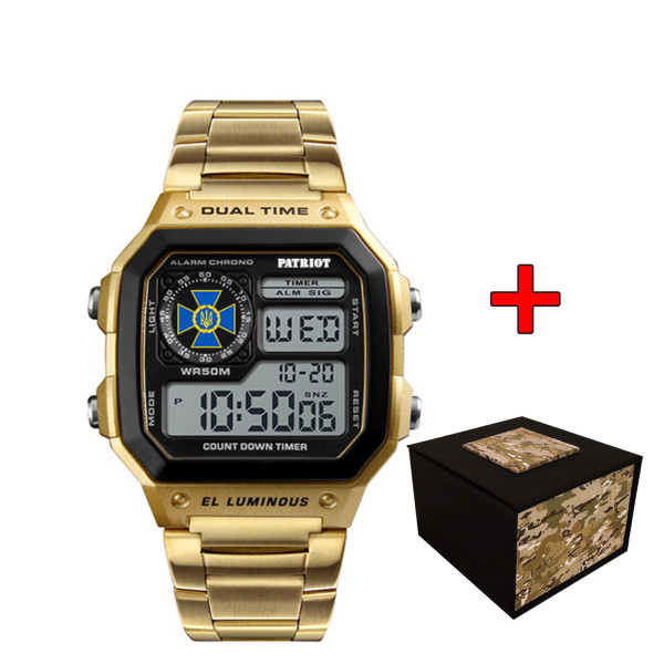 Часы наручные Patriot 011YGSBU СБУ Золото + Коробка фото 1