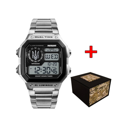 Patriot 011BKUASI Трезубец серебро Серебро + Коробка.