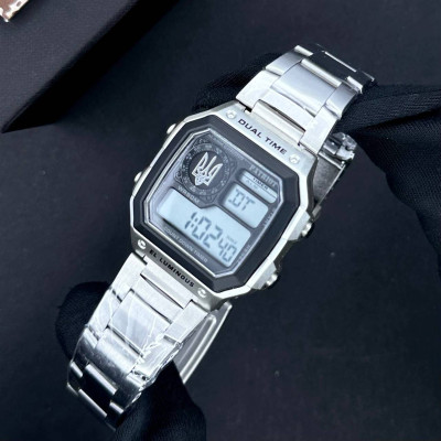 Patriot 011BKUASI Трезубец серебро Серебро + Коробка.