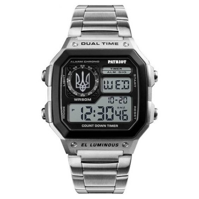 Patriot 011BKUASI Трезубец серебро Серебро + Коробка.