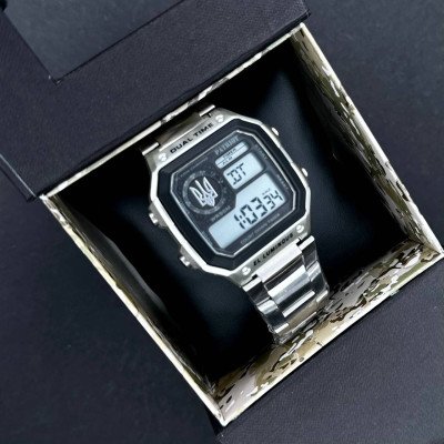 Patriot 011BKUASI Тризуб срібло Срібло + Коробка.