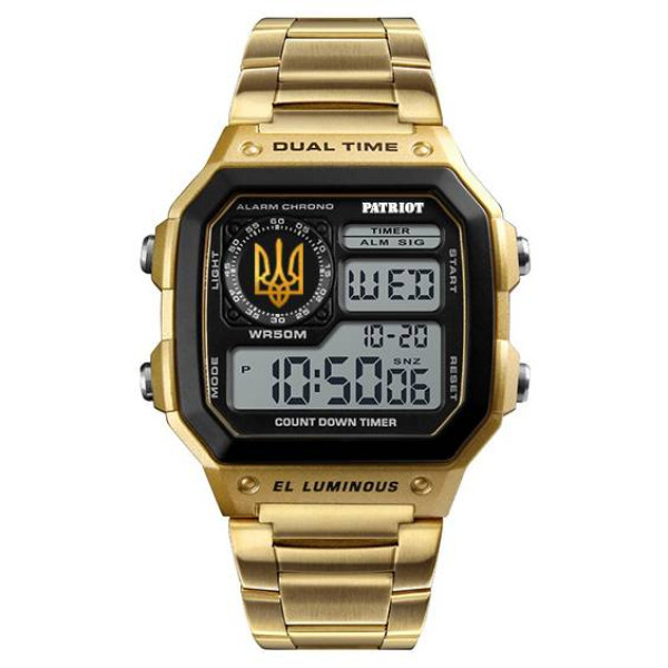 Годинник наручний Patriot 011YGUAGD Тризуб золото Золото + Коробка. фото 3