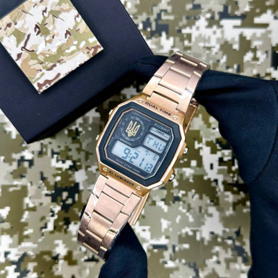 Patriot 011RGUAGD Трезубец золото Розовое Золото + Коробка.