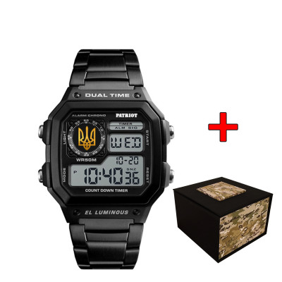 Patriot 011BKUAGD Трезубец золото Черные + Коробка.