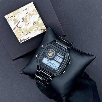 Patriot 011BKUAGD Тризуб золото Чорні + Коробка.