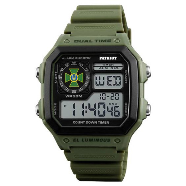 Часы наручные Patriot 010AGDPS ДПС Зеленые + Коробка фото 3