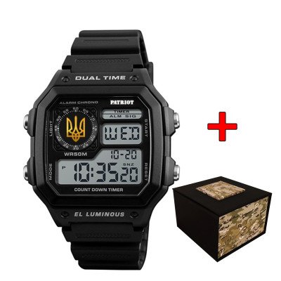 Patriot 010BKUAGD Трезубец золото Черные + Коробка.