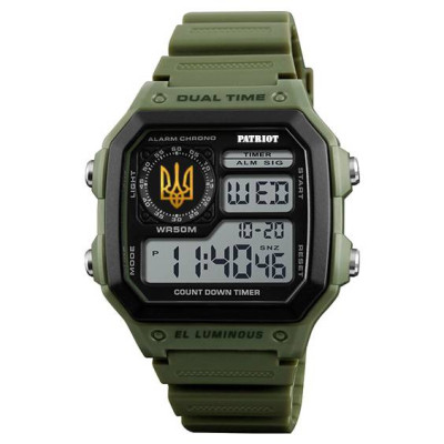 Patriot 010AGUAGD Трезубец золото Зеленые + Коробка.