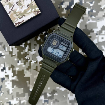 Patriot 010AGUAGD Тризуб золото Зелені + Коробка.