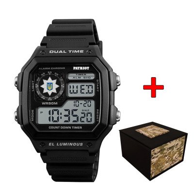Patriot 010BKPO Полиция Черные + Коробка.