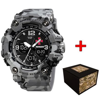 Patriot 006CMGYSU ВСУ Серый камуфляж + Коробка.