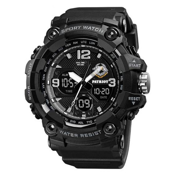 Часы наручные Patriot 006BKSSO ССО Черные + Коробка фото 3