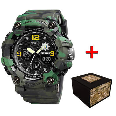 Patriot 006CMGRPO Полиция Зеленый камуфляж + Коробка