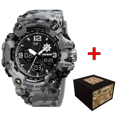 Patriot 006CMGYPO Полиция Серый камуфляж + Коробка