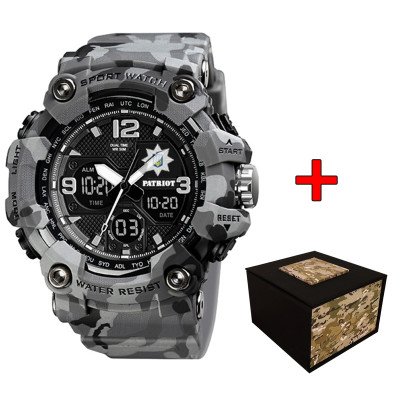 Patriot 006CMGYPO Полиция Серый камуфляж + Коробка