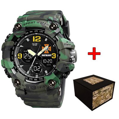 Patriot 006CMGRDSNS ДСНС Зеленый камуфляж + Коробка