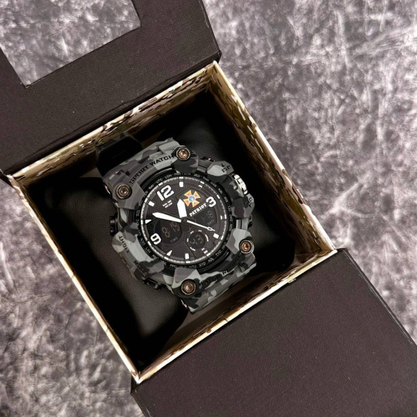 Часы наручные Patriot 006CMGYDSNS ДСНС Серый камуфляж + Коробка фото 5
