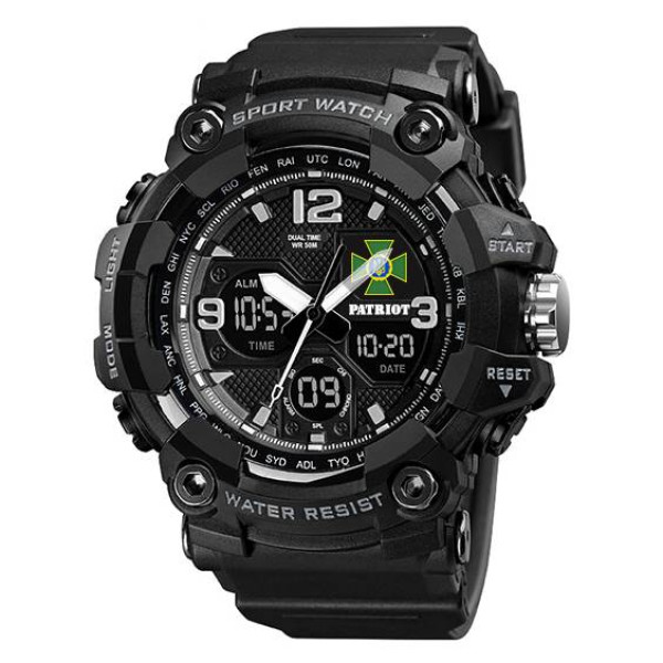 Годинник наручний Patriot 006BKDPS ДПС Чорні + Коробка фото 3