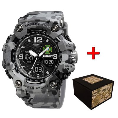 Patriot 006CMGYDPS ДПС Серый камуфляж + Коробка