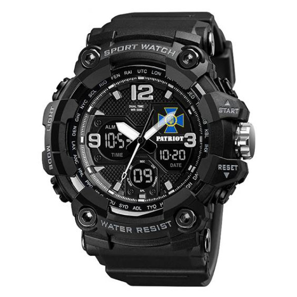 Годинник наручний Patriot 006BKSBU СБУ Чорні + Коробка фото 3