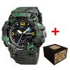Годинник наручний Patriot 006CMGRSBU СБУ Зелений камуфляж + Коробка фото 2