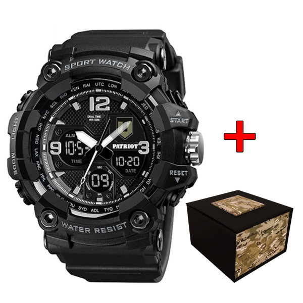 Часы наручные Patriot 006BKTRO ТРО Черные + Коробка фото 1