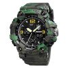 Годинник наручний Patriot 006CMGRUASI Тризуб срібло Зелений камуфляж + Коробка фото 3