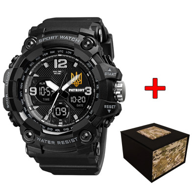 Patriot 006BKUAGD Трезубец золото Черные + Коробка.