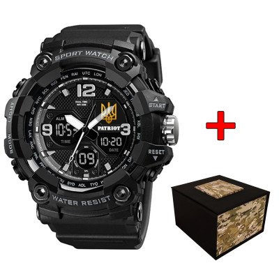 Patriot 006BKUAGD Трезубец золото Черные + Коробка.