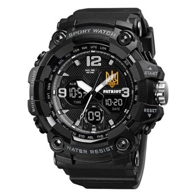 Patriot 006BKUAGD Тризуб золото Чорні + Коробка.