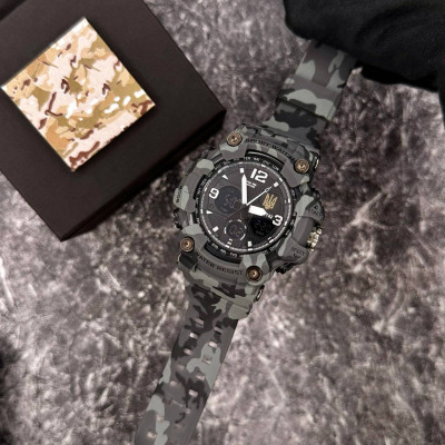 Patriot 006CMGYUAGD Трезубец золото Серый камуфляж. + Коробка