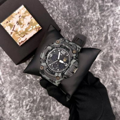 Patriot 006CMGYUAGD Трезубец золото Серый камуфляж. + Коробка